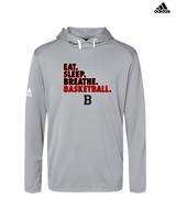Boonton HS Boys Basketball Eat Sleep Breathe - Mens Adidas Hoodie