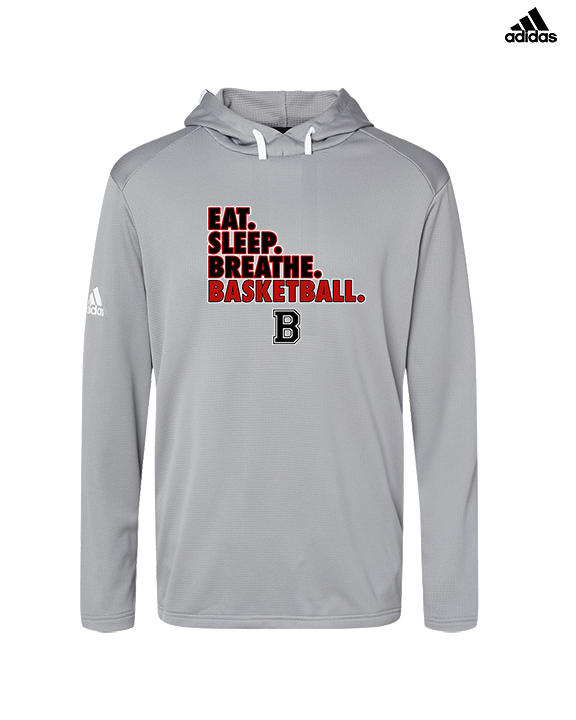 Boonton HS Boys Basketball Eat Sleep Breathe - Mens Adidas Hoodie