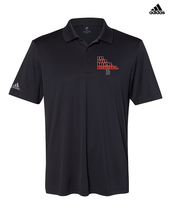 Boonton HS Boys Basketball Eat Sleep Breathe - Mens Adidas Polo