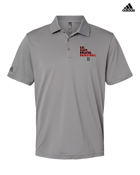 Boonton HS Boys Basketball Eat Sleep Breathe - Mens Adidas Polo