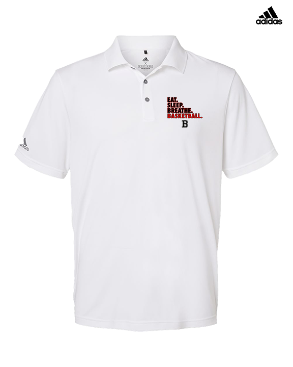 Boonton HS Boys Basketball Eat Sleep Breathe - Mens Adidas Polo