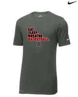 Boonton HS Boys Basketball Eat Sleep Breathe - Mens Nike Cotton Poly Tee