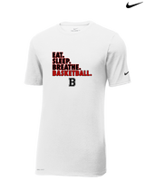 Boonton HS Boys Basketball Eat Sleep Breathe - Mens Nike Cotton Poly Tee