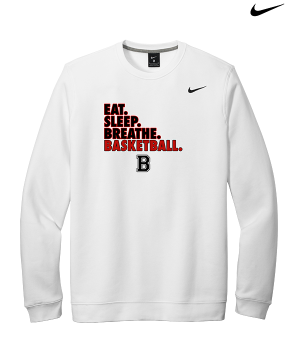 Boonton HS Boys Basketball Eat Sleep Breathe - Mens Nike Crewneck