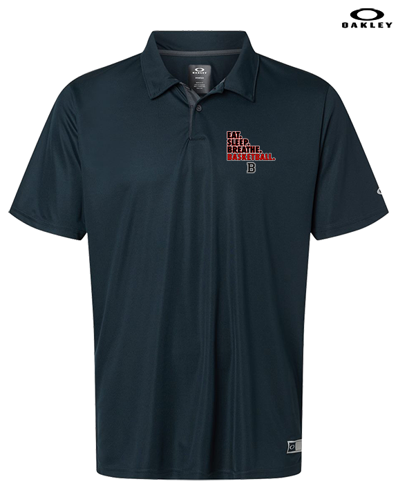 Boonton HS Boys Basketball Eat Sleep Breathe - Mens Oakley Polo