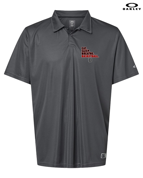 Boonton HS Boys Basketball Eat Sleep Breathe - Mens Oakley Polo