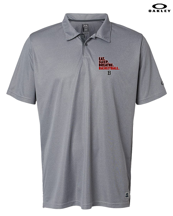 Boonton HS Boys Basketball Eat Sleep Breathe - Mens Oakley Polo