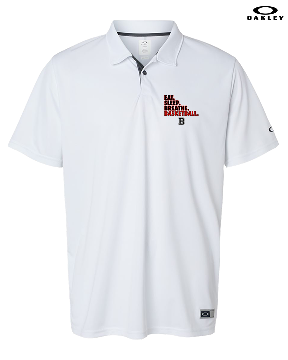Boonton HS Boys Basketball Eat Sleep Breathe - Mens Oakley Polo