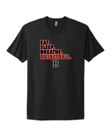 Boonton HS Boys Basketball Eat Sleep Breathe - Mens Select Cotton T-Shirt