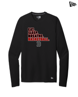 Boonton HS Boys Basketball Eat Sleep Breathe - New Era Performance Long Sleeve