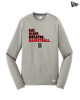 Boonton HS Boys Basketball Eat Sleep Breathe - New Era Performance Long Sleeve