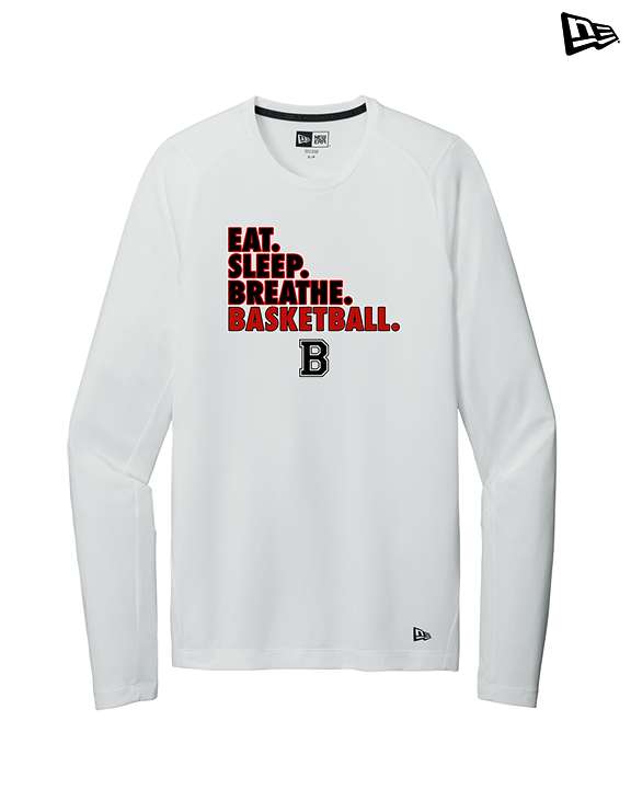 Boonton HS Boys Basketball Eat Sleep Breathe - New Era Performance Long Sleeve