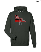 Boonton HS Boys Basketball Eat Sleep Breathe - Nike Club Fleece Hoodie
