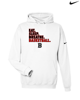 Boonton HS Boys Basketball Eat Sleep Breathe - Nike Club Fleece Hoodie