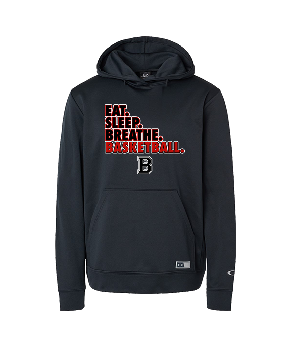 Boonton HS Boys Basketball Eat Sleep Breathe - Oakley Performance Hoodie
