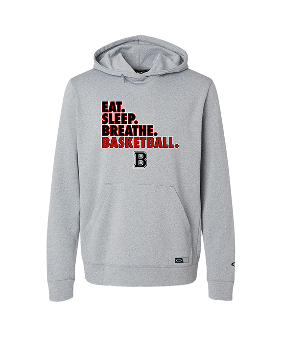 Boonton HS Boys Basketball Eat Sleep Breathe - Oakley Performance Hoodie