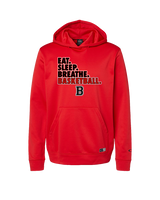 Boonton HS Boys Basketball Eat Sleep Breathe - Oakley Performance Hoodie
