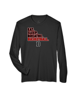 Boonton HS Boys Basketball Eat Sleep Breathe - Performance Longsleeve