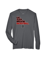 Boonton HS Boys Basketball Eat Sleep Breathe - Performance Longsleeve