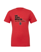 Boonton HS Boys Basketball Eat Sleep Breathe - Tri-Blend Shirt