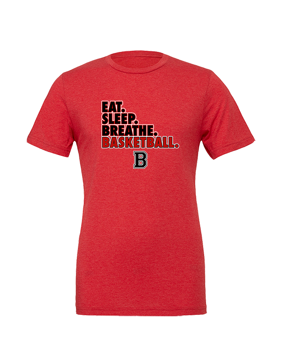 Boonton HS Boys Basketball Eat Sleep Breathe - Tri-Blend Shirt