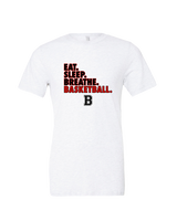 Boonton HS Boys Basketball Eat Sleep Breathe - Tri-Blend Shirt