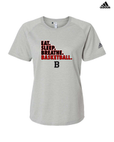 Boonton HS Boys Basketball Eat Sleep Breathe - Womens Adidas Performance Shirt