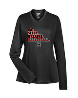 Boonton HS Boys Basketball Eat Sleep Breathe - Womens Performance Longsleeve