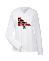 Boonton HS Boys Basketball Eat Sleep Breathe - Womens Performance Longsleeve