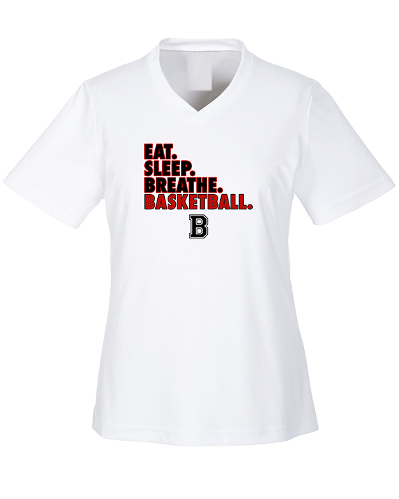 Boonton HS Boys Basketball Eat Sleep Breathe - Womens Performance Shirt