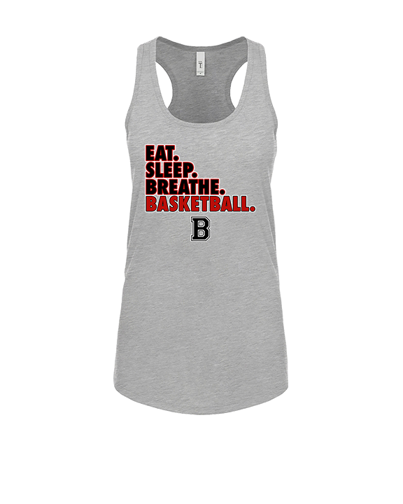 Boonton HS Boys Basketball Eat Sleep Breathe - Womens Tank Top