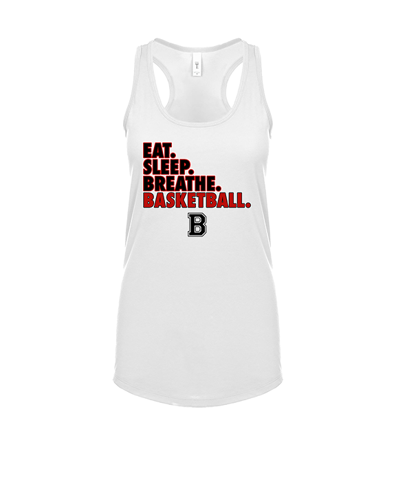 Boonton HS Boys Basketball Eat Sleep Breathe - Womens Tank Top