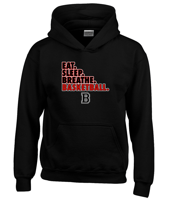 Boonton HS Boys Basketball Eat Sleep Breathe - Youth Hoodie