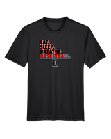 Boonton HS Boys Basketball Eat Sleep Breathe - Youth Performance Shirt