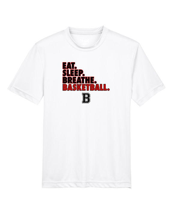 Boonton HS Boys Basketball Eat Sleep Breathe - Youth Performance Shirt