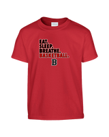 Boonton HS Boys Basketball Eat Sleep Breathe - Youth Shirt