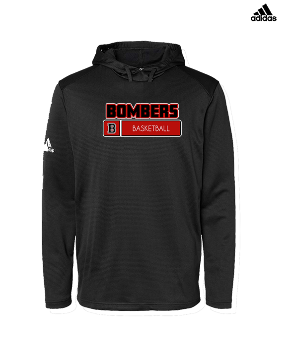 Boonton HS Boys Basketball Pennant - Mens Adidas Hoodie