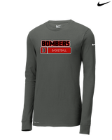 Boonton HS Boys Basketball Pennant - Mens Nike Longsleeve