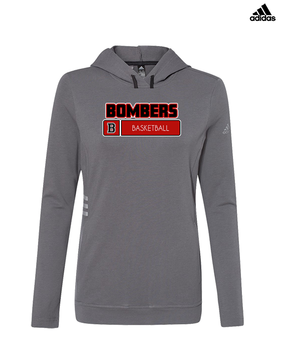 Boonton HS Boys Basketball Pennant - Womens Adidas Hoodie