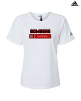 Boonton HS Boys Basketball Pennant - Womens Adidas Performance Shirt