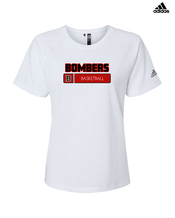 Boonton HS Boys Basketball Pennant - Womens Adidas Performance Shirt