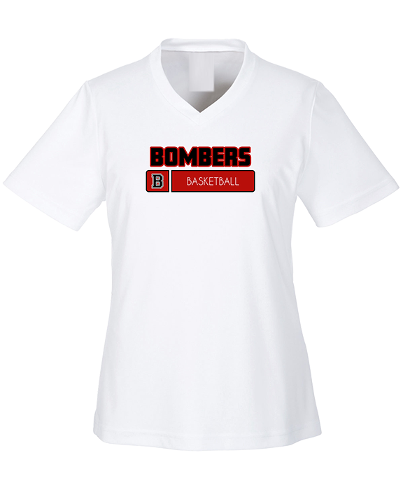 Boonton HS Boys Basketball Pennant - Womens Performance Shirt