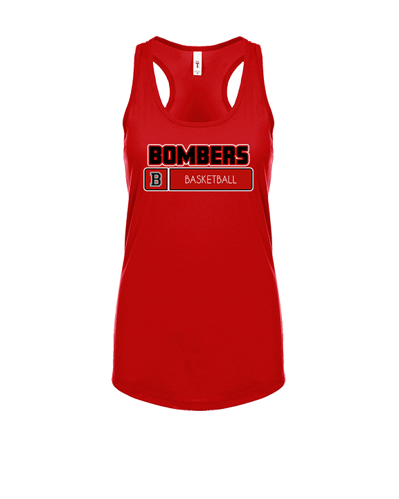 Boonton HS Boys Basketball Pennant - Womens Tank Top