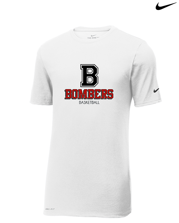 Boonton HS Boys Basketball Shadow - Mens Nike Cotton Poly Tee