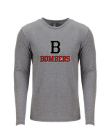 Boonton HS Boys Basketball Shadow - Tri-Blend Long Sleeve