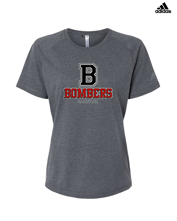 Boonton HS Boys Basketball Shadow - Womens Adidas Performance Shirt