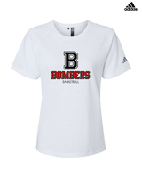 Boonton HS Boys Basketball Shadow - Womens Adidas Performance Shirt
