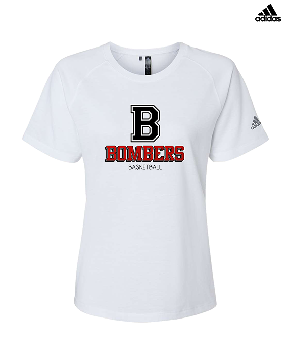 Boonton HS Boys Basketball Shadow - Womens Adidas Performance Shirt