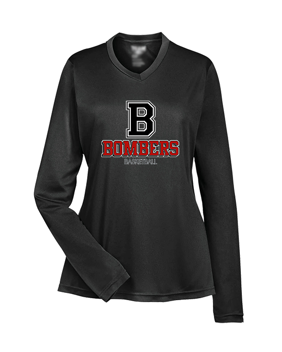 Boonton HS Boys Basketball Shadow - Womens Performance Longsleeve