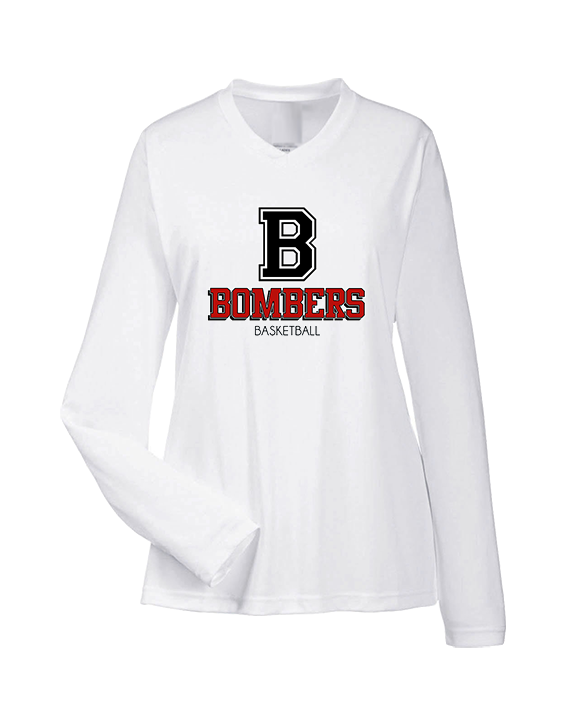Boonton HS Boys Basketball Shadow - Womens Performance Longsleeve